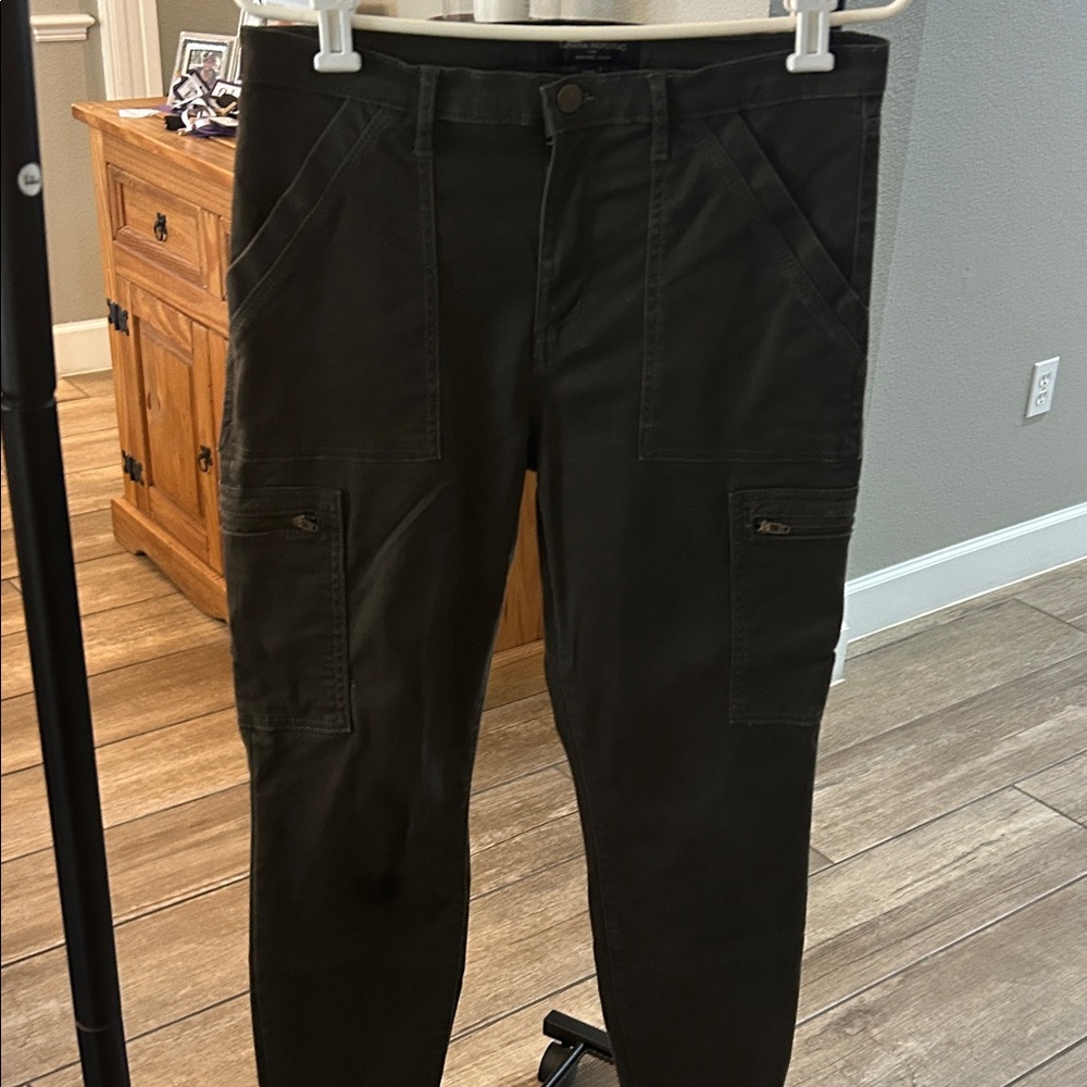 Banana Republic Dark Olive Cargo Pants